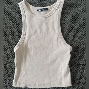Tan Zara Tank